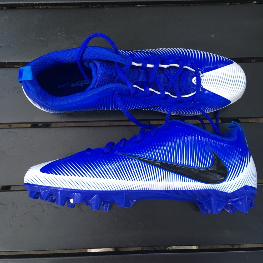 Nike Vapor Strike Low Royal Blue Football Cleats